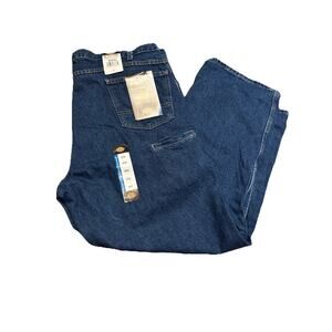 Dickies Men Blue Workhorse Jeans Size 42X30 Double Knee Relaxed Fit New W Tags
